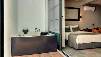 Deluxe Room, 1 King Bed (-1 Basement floor) | Terrace/patio