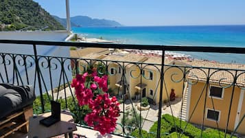 Apartamento, 1 habitación, balcón, vistas a la montaña | Jardines del alojamiento