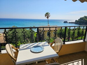 Apartment, 1 Bedroom, Smoking, Balcony | Outdoor dining - Corfu Glyfada Menigos Resort 40 (Corfu)