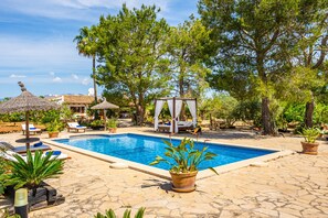 Pool - Fantastic Finca Son Mulet with Pool, Aircondition, Garden, Terrace & WLAN; Parking Available (Llubí)