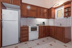 Apartment, 1 Bedroom, Smoking, Balcony | Private kitchen - 'luna Rossa' Beachfront Apartment (Zakynthos)