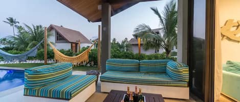 Indoor pool, outdoor pool
