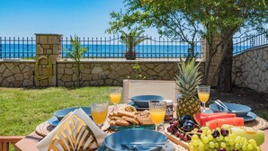 Apartment, 2 Bedrooms, Smoking, Patio | Outdoor dining - 'luna Nera' Beachfront Apartment (Zakynthos)