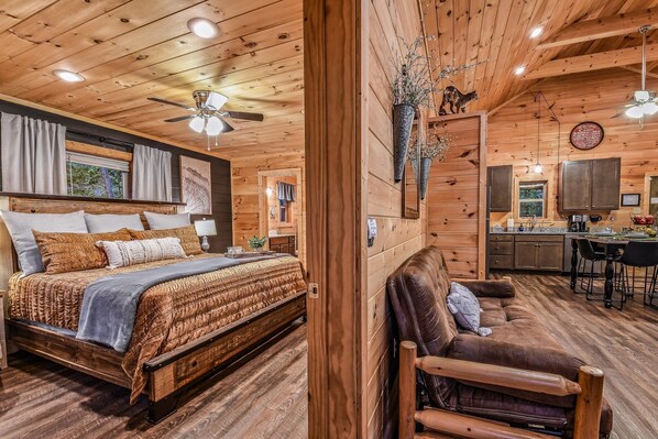 Cabin, 2 Bedrooms | 2 bedrooms, free WiFi - Creekside On The Bluff 2 Bedroom Cabin by RedAwning (Sevierville)