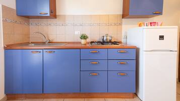 Kjøleskap, kokeplater og kjøkkenutstyr