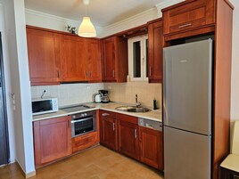 公寓, 2 间卧室, 吸烟房, 花园景观 | 私人厨房