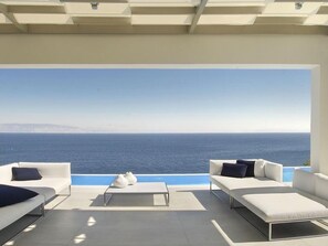 Villa, 4 Bedrooms, Smoking, Private Pool | Exterior - Welcome to Villa Soligia! Beach Front Villa Large Private Pool Amazing Sea View (Corinth)