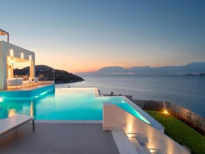 Villa, 4 Bedrooms, Smoking, Private Pool | Exterior - Welcome to Villa Soligia! Beach Front Villa Large Private Pool Amazing Sea View (Corinth)