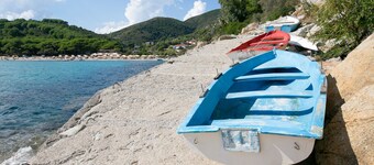 Appartamento "Simona Vista Mare" vicino alla spiaggia con terrazza, aria condizionata e Wi-Fi