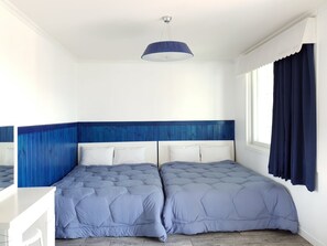 Condo, 2 Double Beds (Hyacinth) | Individually decorated, free WiFi - Sunset Cantata (Incheon)