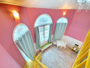 Condo, 1 Double Bed (Iris) | Living area | 60-inch flat-screen TV with cable channels, TV, heated floors - Sunset Cantata (Incheon)