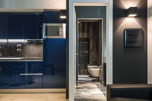 Shower, hair dryer, bidet