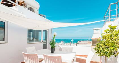 Ferienwohnung "Casa Piedra de la Rendona" mit Terrasse und Meerblick