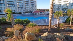 A heated pool - Spectacular Oceanfront Escape, Steps to Beach, Pool, and more (North Topsail Beach)