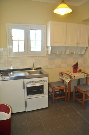Apartment, 1 Bedroom, Smoking, Balcony | Dining - Holiday Studio Apartments "yannis" on the Beach of Agios Gordios in Corfu (Corfu)