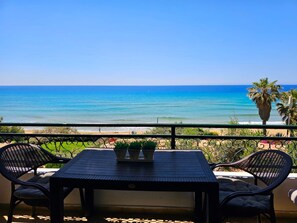 Apartment, 1 Bedroom, Smoking, Balcony | Outdoor dining - Corfu Glyfada Menigos Resort 25 (Corfu)