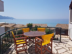 House, 2 Bedrooms, Smoking, Terrace | Outdoor dining - Glyfada Apartment Ag3g 129 (Corfu)
