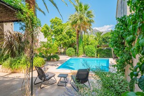 Pool - Fantastic Villa "Can Bac" in Mallorquin Style with Pool (SÓLLER)