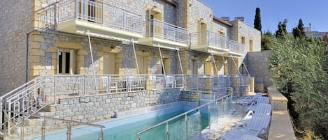 Apartment, 1 Bedroom, Smoking, Private Pool | Balcony