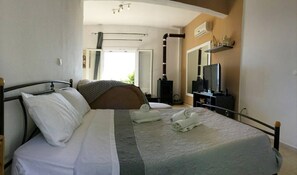 Ferienhaus, 1 Schlafzimmer, Balkon, Gartenblick | 1 Schlafzimmer