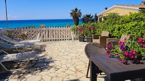 Leilighet, 1 soverom, hageutsikt | Terrasse/patio