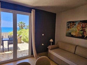 Apartment, 1 Bedroom, Garden View | Living room | TV - Corfu Glyfada Menigos Resort 22 (Corfu)