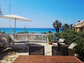 Apartment, 1 Bedroom, Garden View | Terrace/patio - Corfu Glyfada Menigos Resort 22 (Corfu)