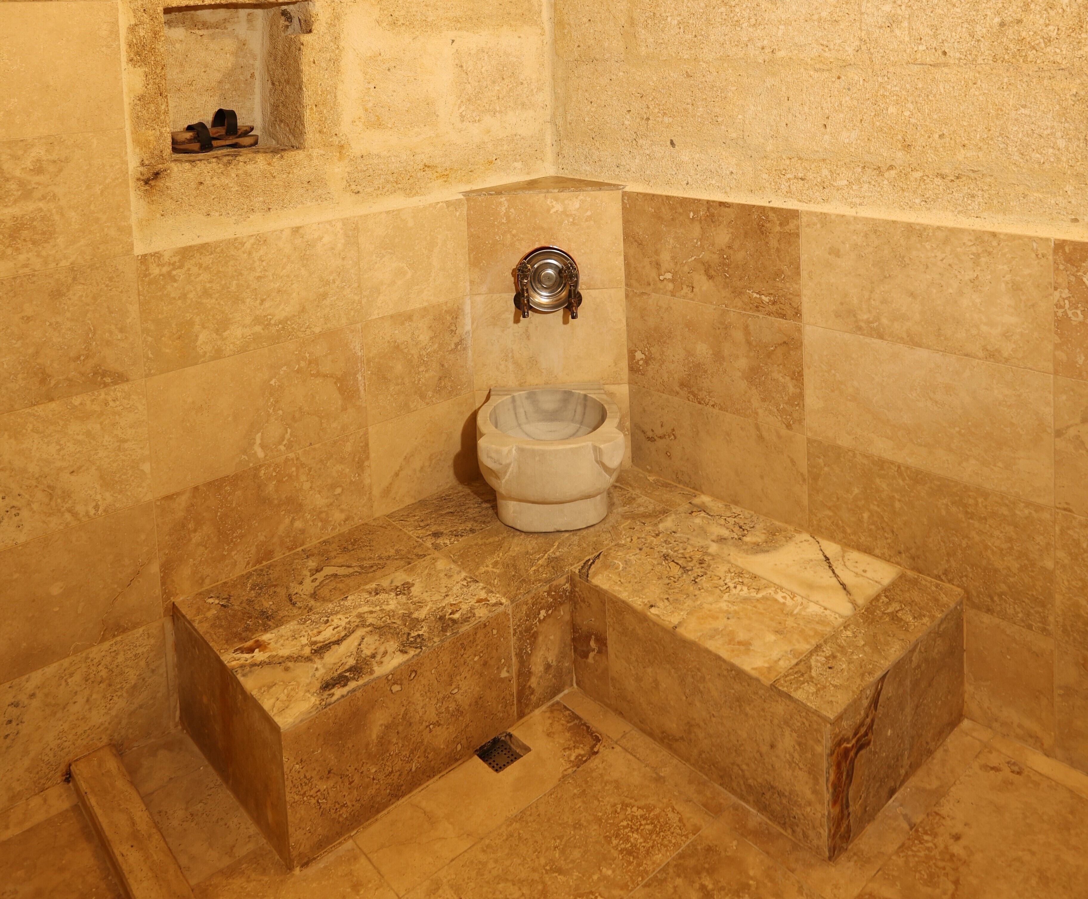 comfort double room | bathroom | slippers, towels