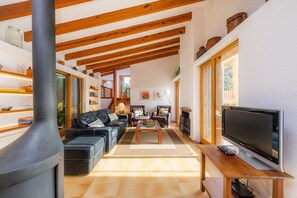 TV, fireplace, table tennis, stereo