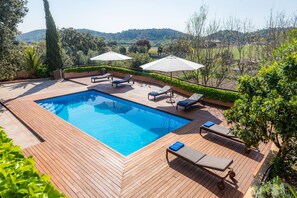 Pool -  Charming Country House with Large Garden with Mountain View, Pool, Wi-Fi and Terraces (Artá)