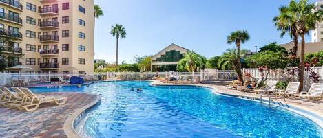 Indoor pool, outdoor pool
