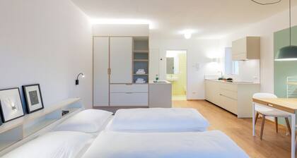 Modern "Hus Apartment - Nr. 1" with Balcony, Garden & Wi-Fi