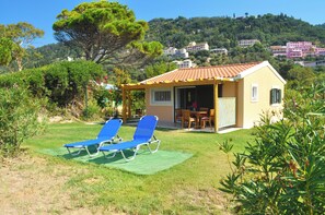 House, 1 Bedroom, Smoking, Patio | Property entrance - Beachfront Holiday House Yannis on Agios Gordios Beach in Corfu (Corfu)