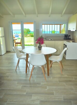 House, 1 Bedroom, Smoking, Patio | Dining - Beachfront Holiday House Yannis on Agios Gordios Beach in Corfu (Corfu)