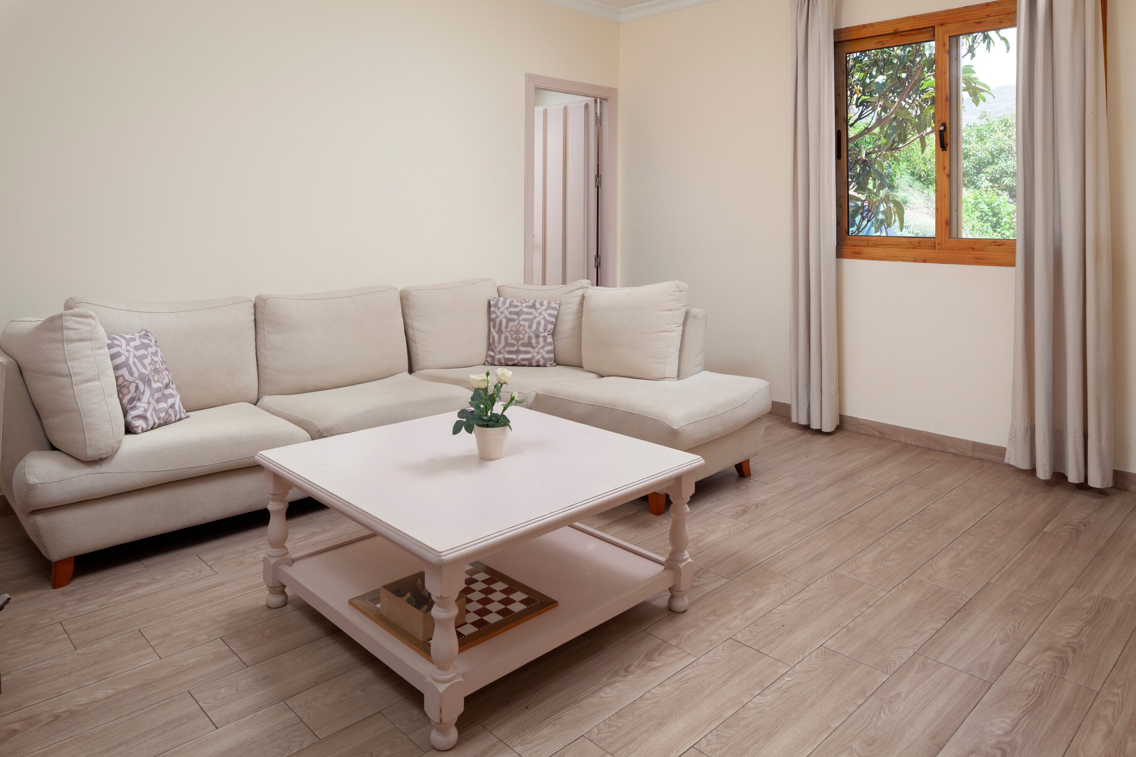 テレビ、暖炉、卓球台