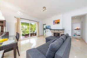 TV, stereo - Holiday Apartment "Na Pallissera 1" in a Bay with Sea View (Santanyi)