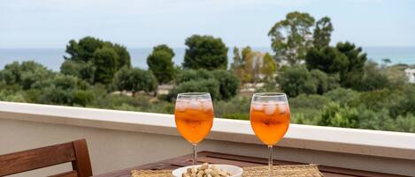 Apartment, 1 Schlafzimmer, Balkon, Meerblick | Ausblick vom Zimmer