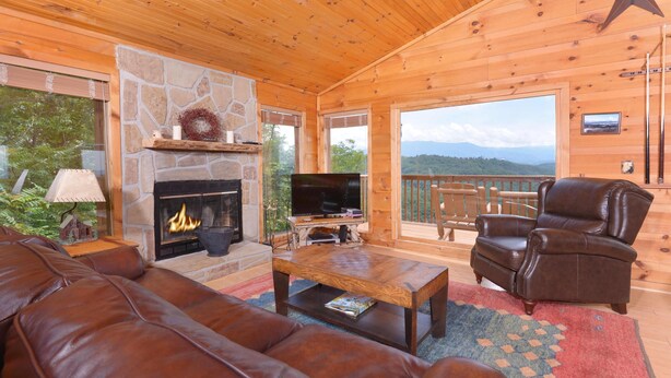 House, Multiple Beds (Amazing View #223) | Living area - Amazing View #223 (Sevierville)
