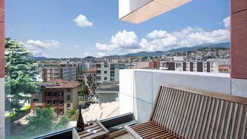 Appartement Familial, 1 chambre (Panoramic Penthouse) | Balcon