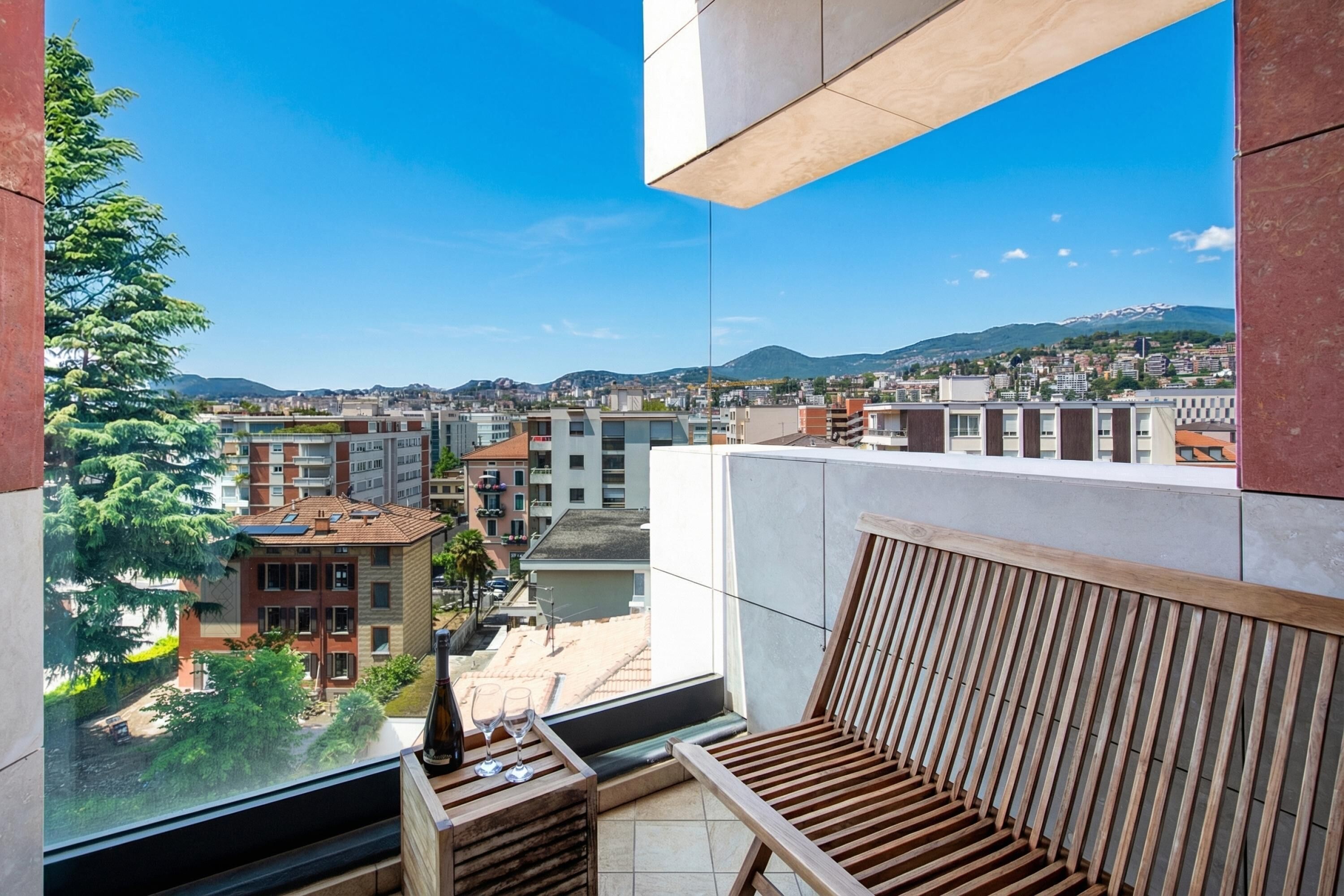 Familienapartment, Mehrere Schlafzimmer (Panoramic Penthouse) | Balkon