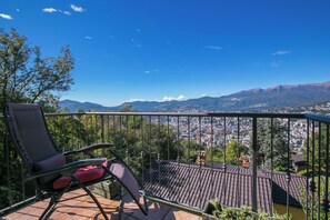 อพาร์ทเมนท์สำหรับครอบครัว, หลายห้องนอน (Lugano Panoramica) | ระเบียง