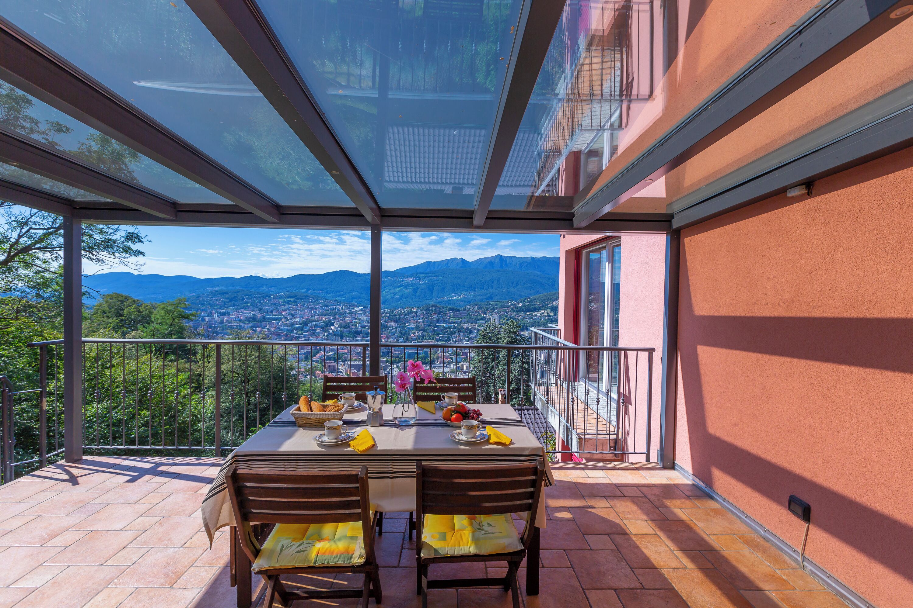 Appartement Familial, plusieurs chambres (Lugano Panoramica) | Restauration extérieure