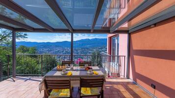 Appartement Familial, plusieurs chambres (Lugano Panoramica) | Restauration extérieure