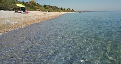 Wohnung in Villa mit Blick auf das Meer - Gelbe Wohnung