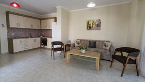 Living area - Nijay Deluxe Apartment No 4 First Floor 87 sq Metrs (Meganisi)