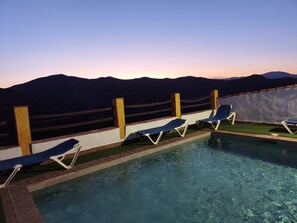 Pool - Home In Tranquil Mountains with Pool, Terrace, Balcony & Wi-Fi; Parking Available (Málaga)