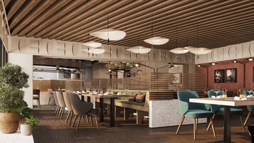 2 restaurantes, se sirve desayuno 