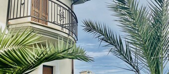 Apartments in villa with garden