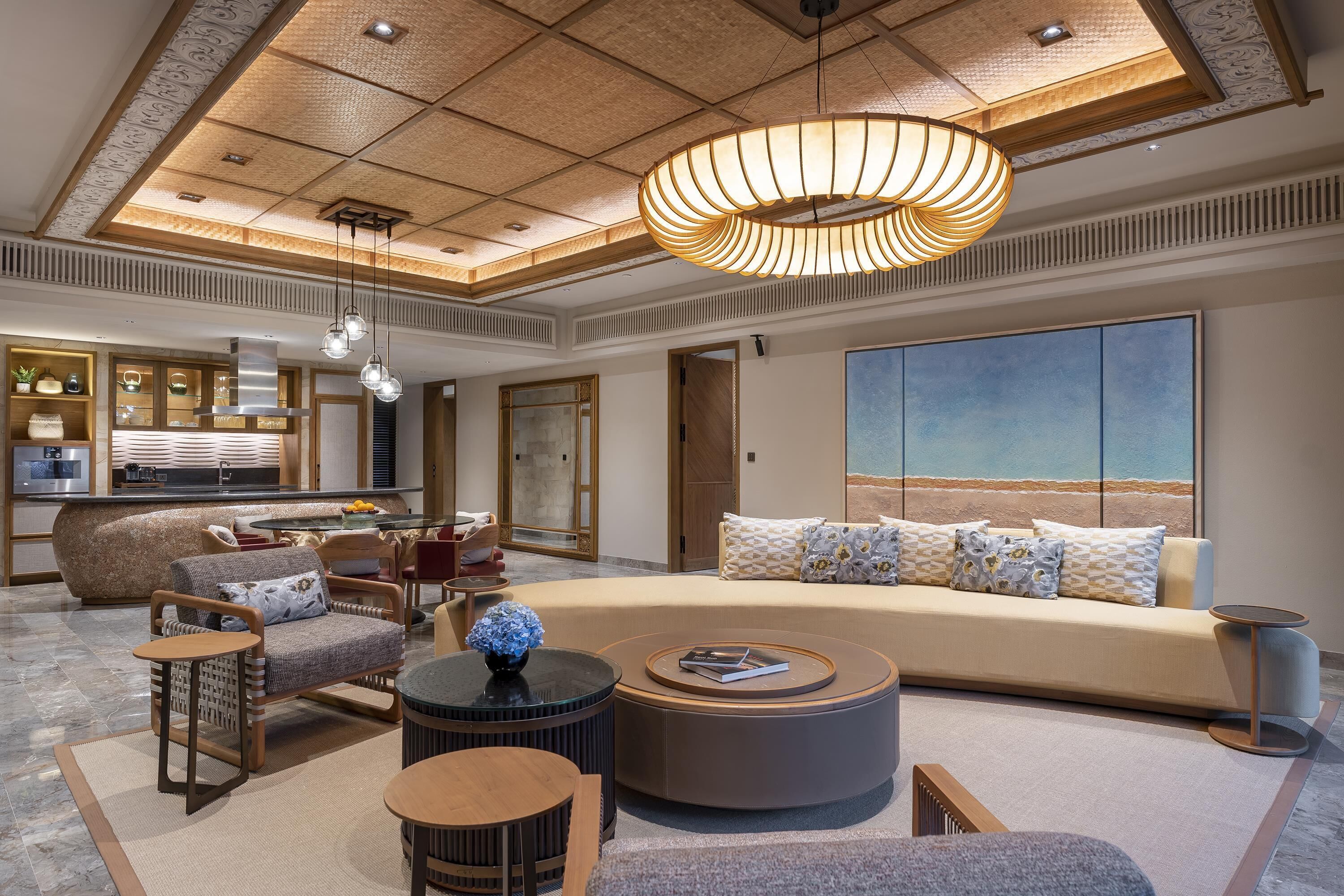 Villa, 2 Bedrooms, Beach View | Premium bedding, minibar, in-room safe, desk