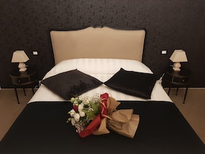 Chambre Luxe | Draps italiens Frette, literie de qualité supérieure